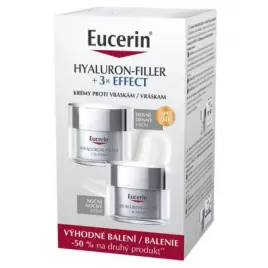 Eucerin Hyaluron-Filler +3x Effect denní krém + noční krém 2x50 ml
