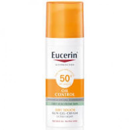 Eucerin SUN Oil Control SPF50+ ochranný krémový gel na obličej 50 ml
