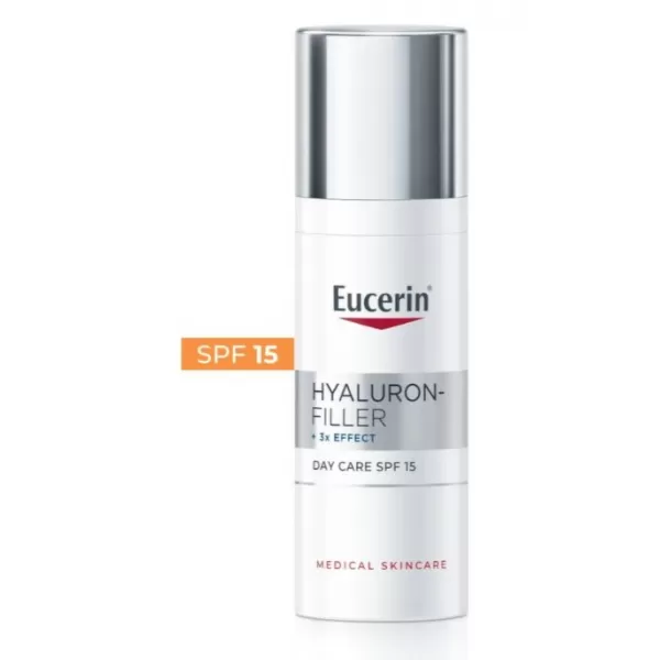 Eucerin HYALURON-FILLER+3x EFFECT denní krém normální/smíšená pleť SPF15 50ml