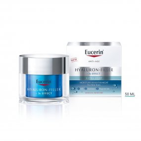 Eucerin Hyaluron-Filler + 3x EFFECT Noční hydratační Booster