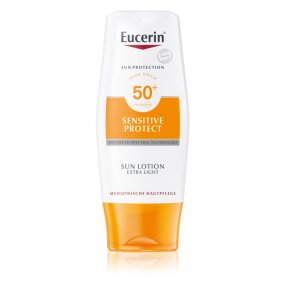 Eucerin Extra lehké mléko Sensitive Protect SPF 50+ 150ml