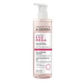 A-DERMA Exomega Zklidňující čisticí gel 200ml