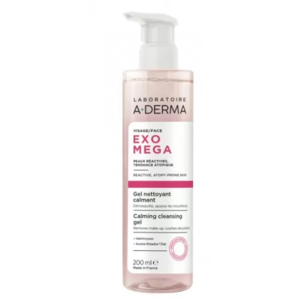 A-DERMA Exomega Zklidňující čisticí gel 200ml