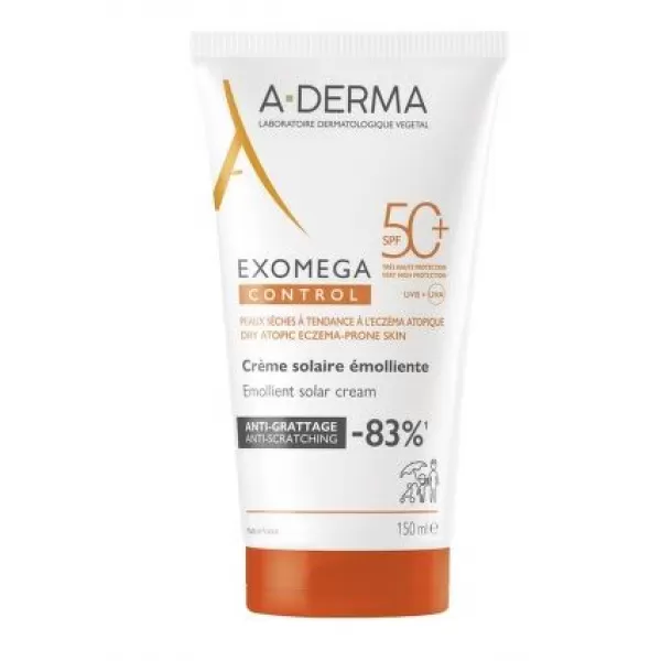 A-DERMA Exomega CONTROL Emolienční krém SPF50+ 150ml