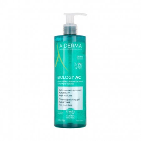 A-DERMA BIOLOGY AC Čisticí pěnivý gel 400ml