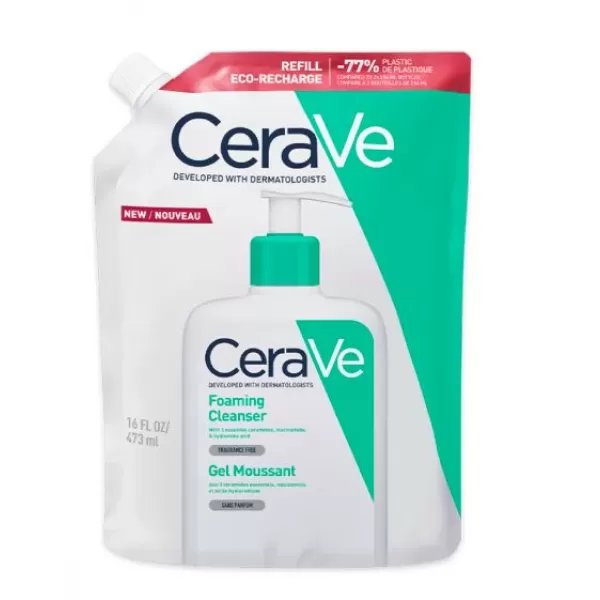 CERAVE čistící pěnící gel náplň 473ml