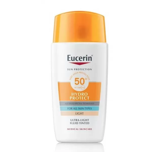 Eucerin SUN Hydro Protect Ultra lehký fluid na obličej světlý SPF50+ 50 ml