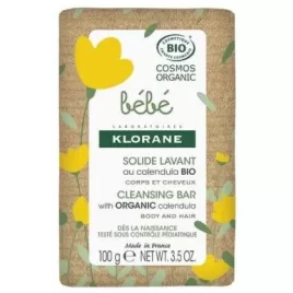 KLORANE BEBE Jemné mýdlo s Bio měsíčkem 100g