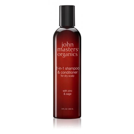 John Masters organics Šampon a kondicionér 2v1 se zinkem a šalvějí 236 ml