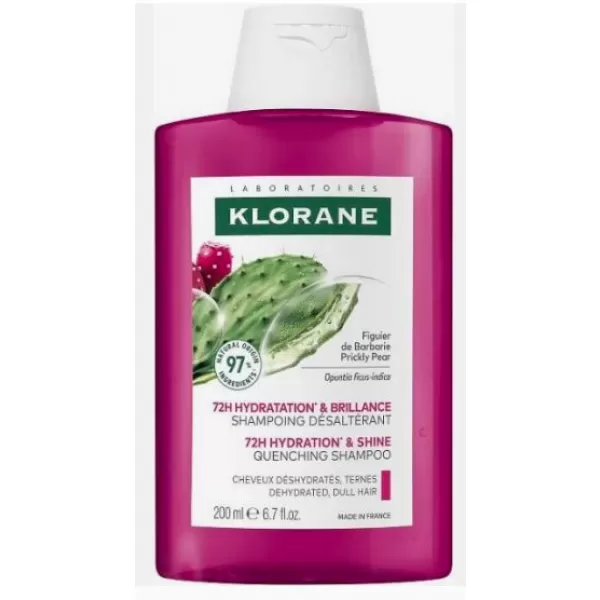 KLORANE Hydratační šampon s opuncií 200ml