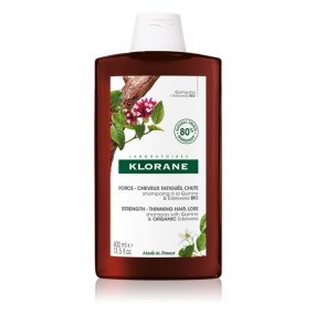 KLORANE šampon Chinin & Bio Protěž Alpská posilující šampon proti vypadávání vlasů 400 ml
