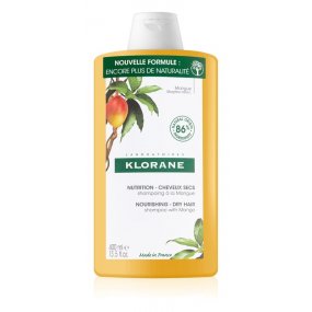 Klorane Mango intenzivně vyživující šampon pro suché vlasy 400 ml