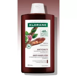 KLORANE DUO šampon Chinin & Bio Protěž Alpská posilující šampon proti vypadávání vlasů 400 ml + 400 ml