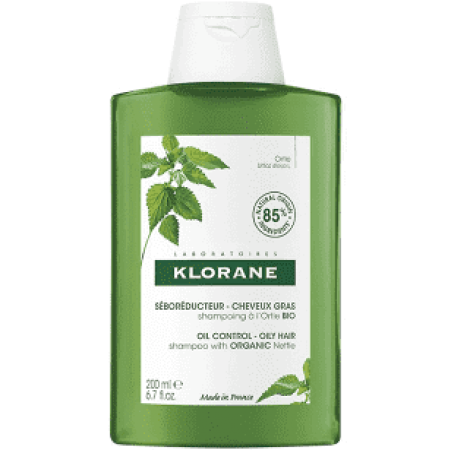 KLORANE Šampon s BIO kopřivou na mastné vlasy 200 ml