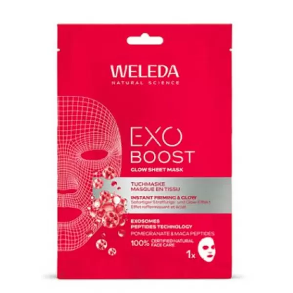 Weleda Exo Boost Zpevňující maska Granátové jablko a Maca-peptidy 20 ml