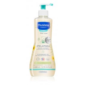 Mustela Bébé Stelatopia dětský olej do koupele i na tělo pro atopickou pokožku 500 ml 30.7.2023