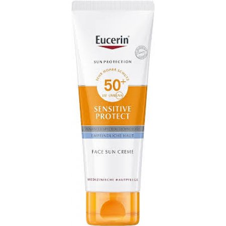 Eucerin SUN Sensitive Protect SPF50+ vysoce ochranný krém na obličej 50 ml