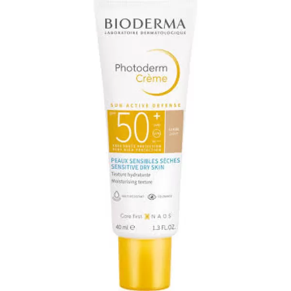 Bioderma Photoderm Krém tónovaný SPF50+ tónovaný krém pro suchý typ pleti 40 ml