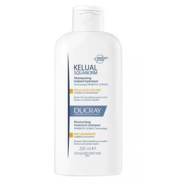 DUCRAY Kelual Squanorm Šampon hyd.suché lupy 200ml