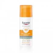 Eucerin Ochranný krémový gel na opalování na obličej Dry Touch Oil Control SPF 50+ světlý