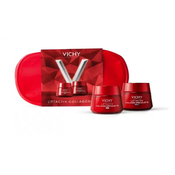 VICHY Liftactiv Collagen Specialist 16 Vánoce 2026 denní krém 50 ml + noční krém 50 ml, dárkový set