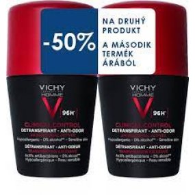 Vichy Homme 96H Detranspirant proti zápachu DUO 2x50 ml