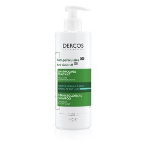 VICHY Dercos Šampon proti lupům Normální a mastné vlasy 390ml