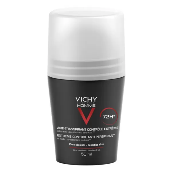 Vichy Homme Deodorant antiperspirant roll-on proti nadměrnému pocení 50 ml