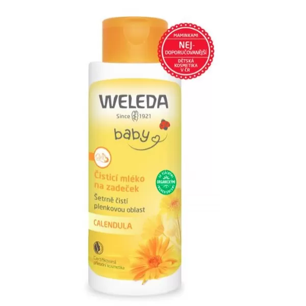 Weleda Čisticí mléko na zadeček 400 ml