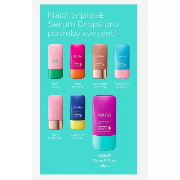 Weleda Clear & Pure Skin Serum Booster Drops 30 ml