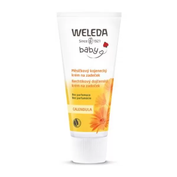 Weleda Měsíčkový kojenecký krém na zadeček bez parfemace 75 ml
